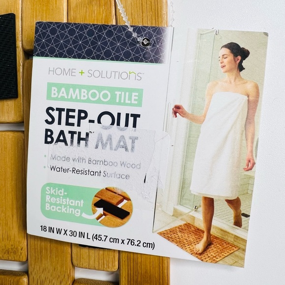 Home solutions Bamboo Bath Mat, Bath Mat, Bamboo Shower Mat, Bamboo Floor Mat - Picture 5 of 10
